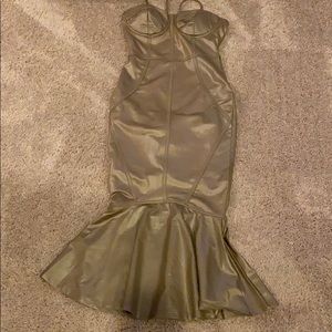 Tan Mermaid Dress Size Small